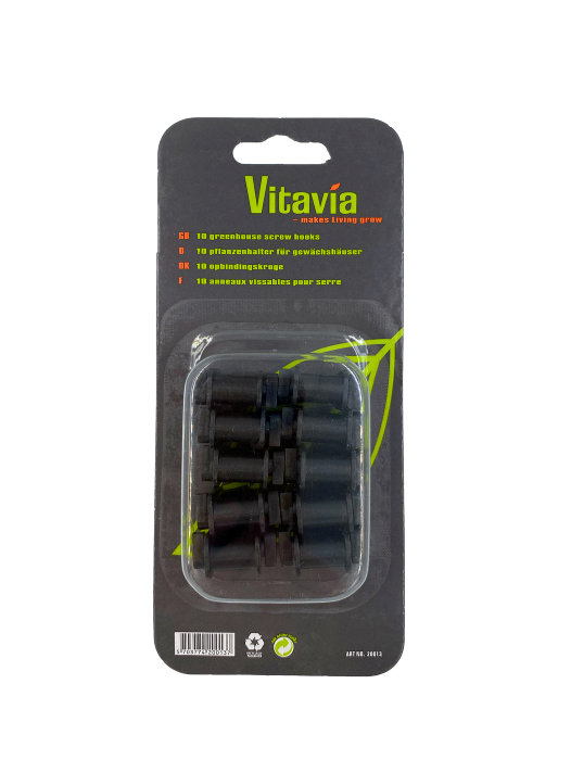 Uppbindningskrok Växthus 10-pack Vitavia